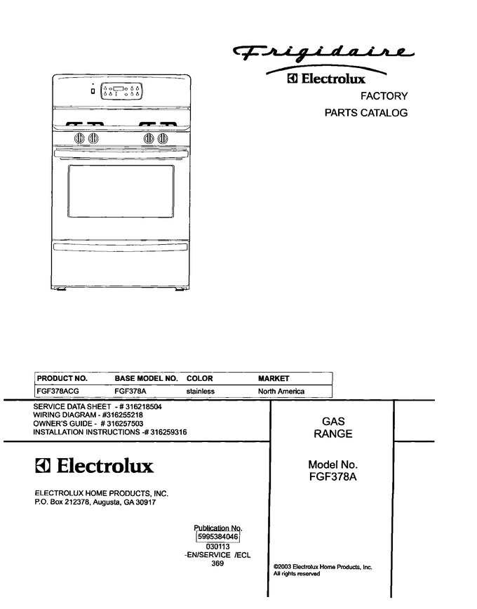 Diagram for FGF378ACG