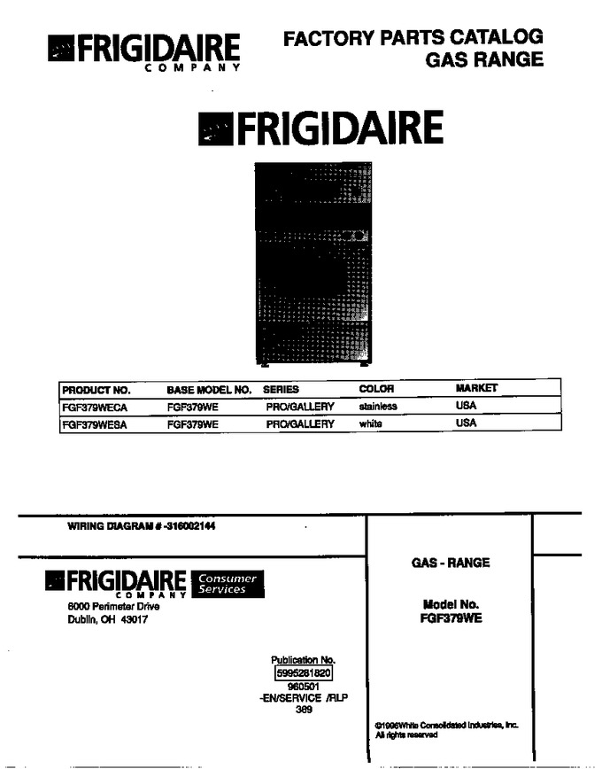 Diagram for FGF379WESA