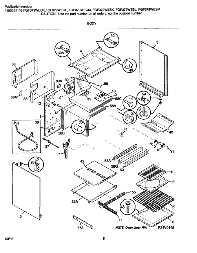 Diagram for FGF379WESL