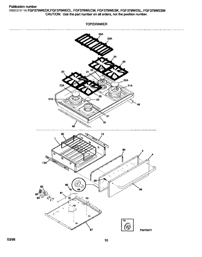 Diagram for FGF379WECK
