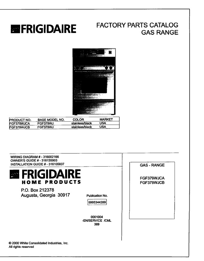 Diagram for FGF379WJCA
