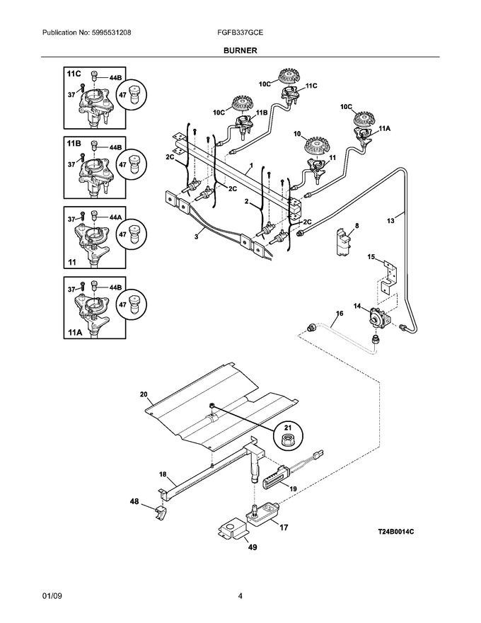 Diagram for FGFB337GCE