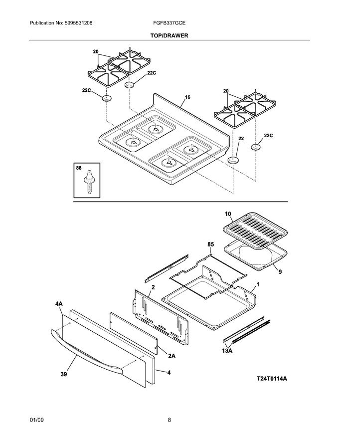 Diagram for FGFB337GCE