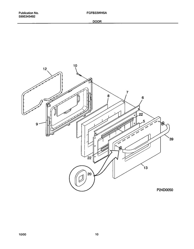 Diagram for FGFB33WHSA