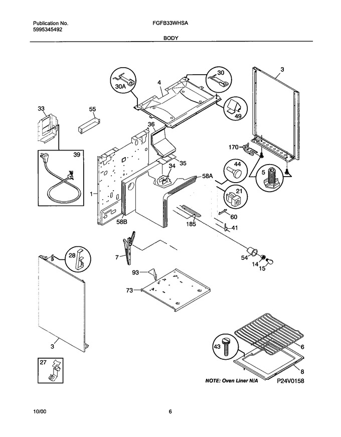 Diagram for FGFB33WHSA