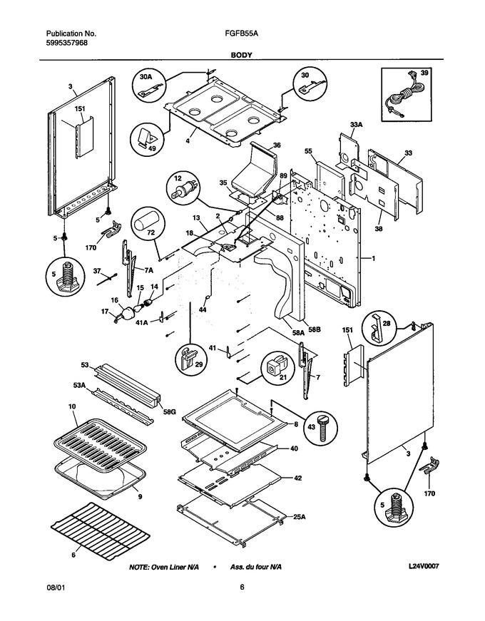 Diagram for FGFB55ASA