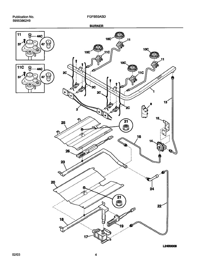 Diagram for FGFB55ASD