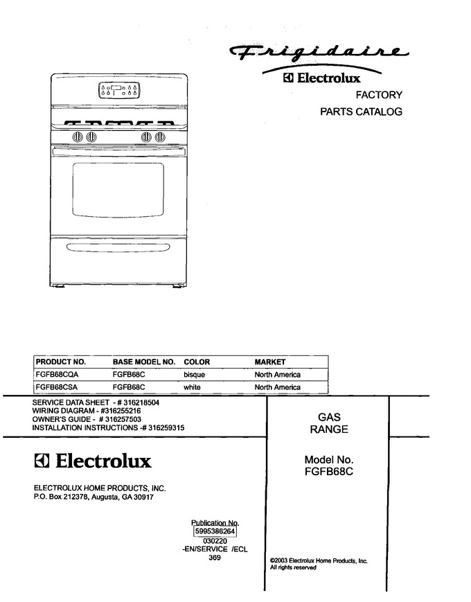 Diagram for FGFB68CQA