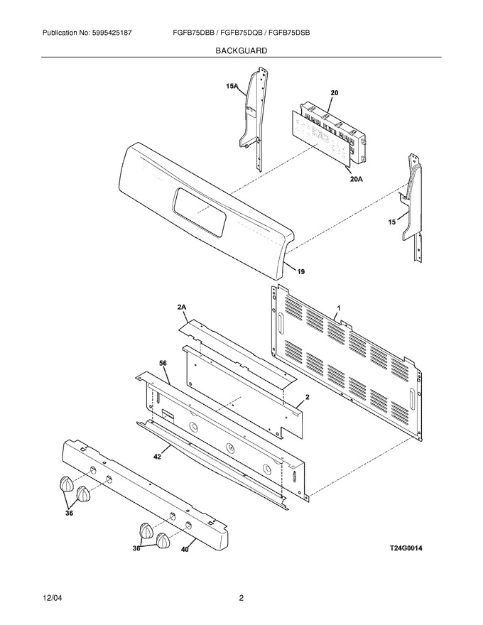 Diagram for FGFB75DQB