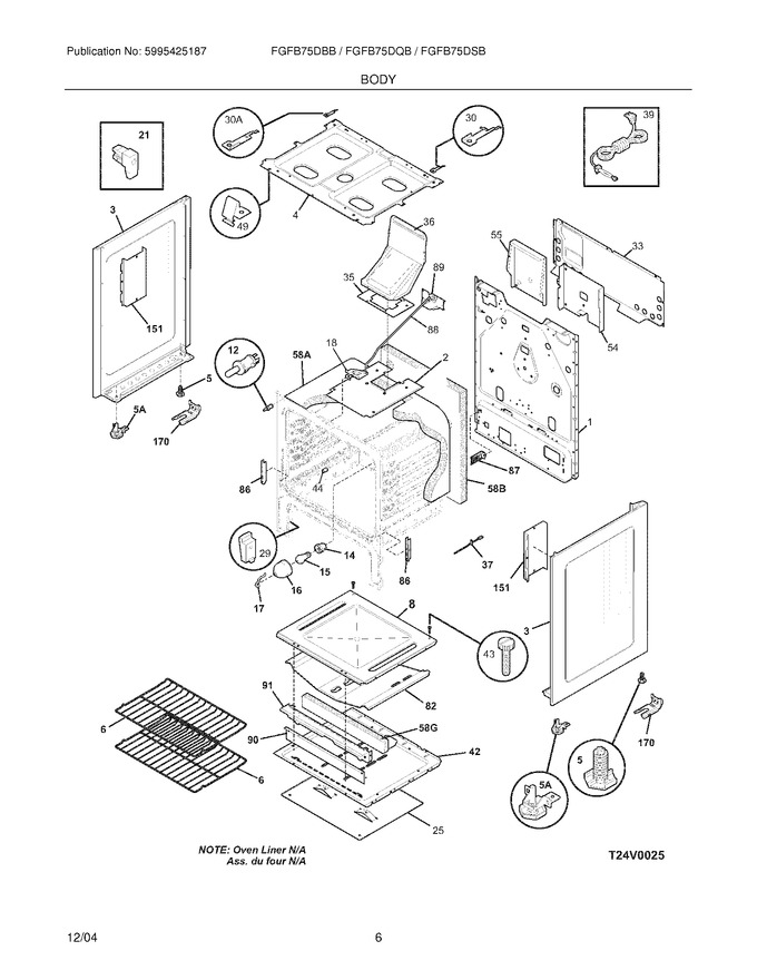 Diagram for FGFB75DQB