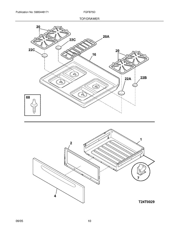 Diagram for FGFB75DSE
