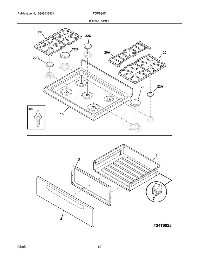 Diagram for FGFB86DBC