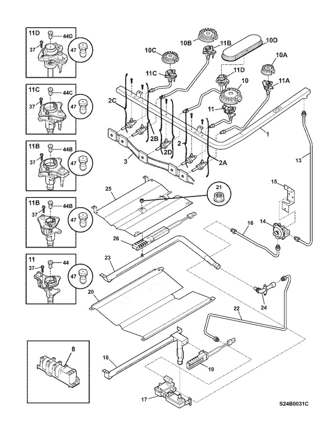Diagram for FGFBZ90GCG