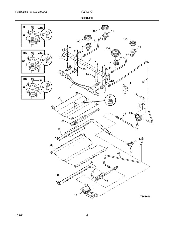 Diagram for FGFL67DBK