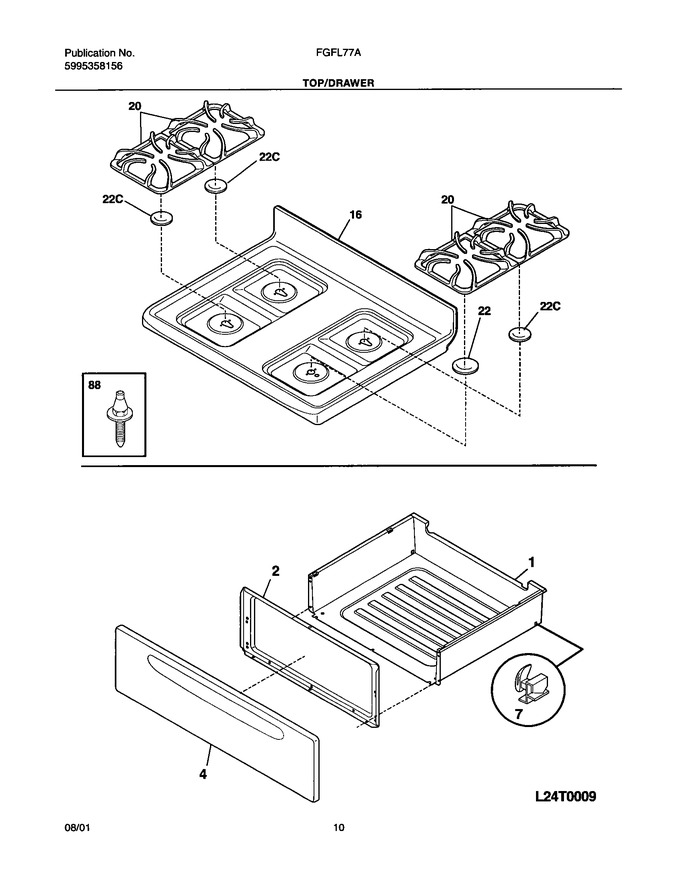 Diagram for FGFL77ASB