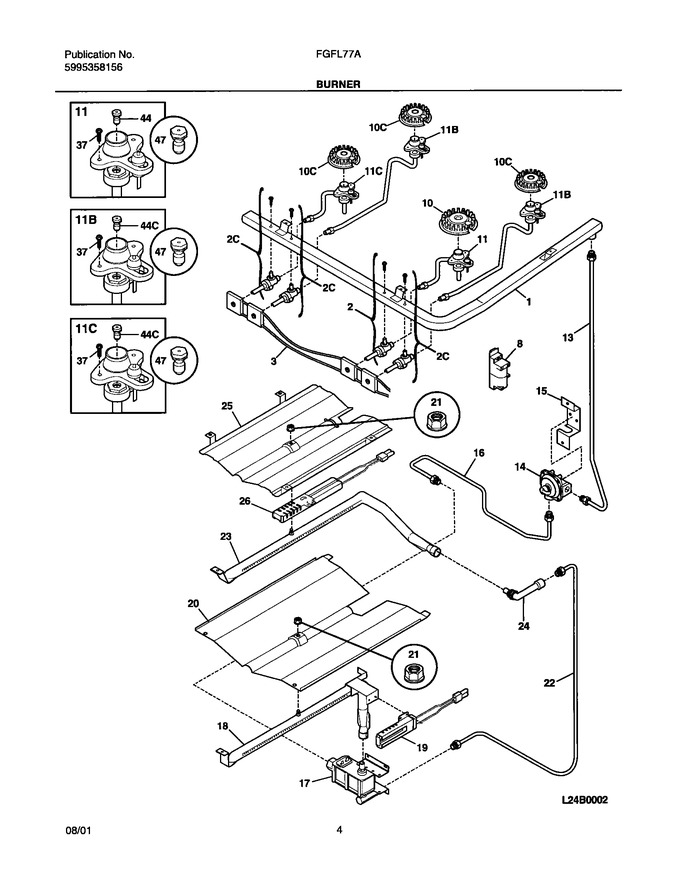 Diagram for FGFL77ASB