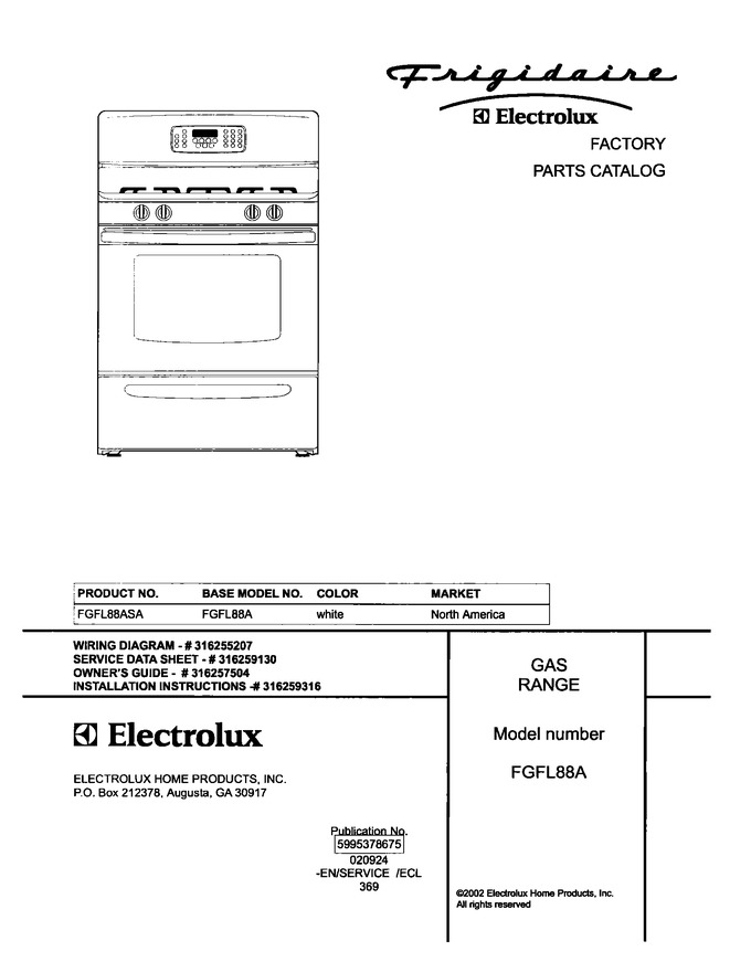 Diagram for FGFL88ASA