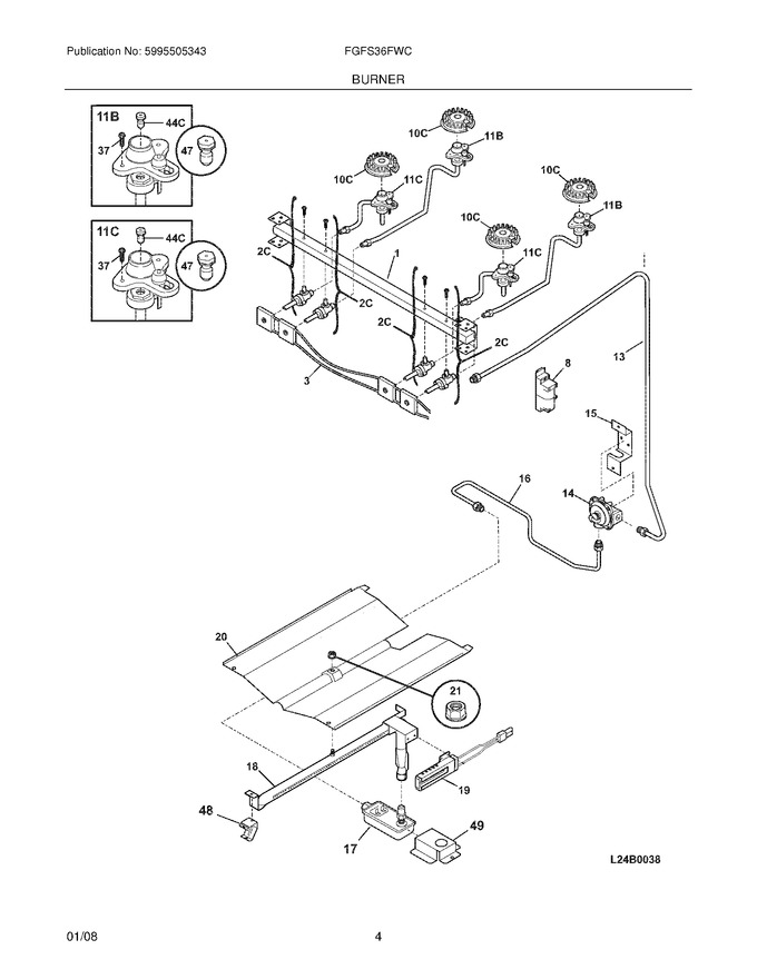 Diagram for FGFS36FWC