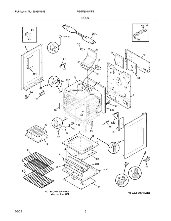 Diagram for FGGF3041KFB