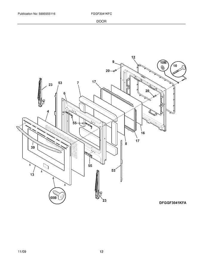 Diagram for FGGF3041KFC
