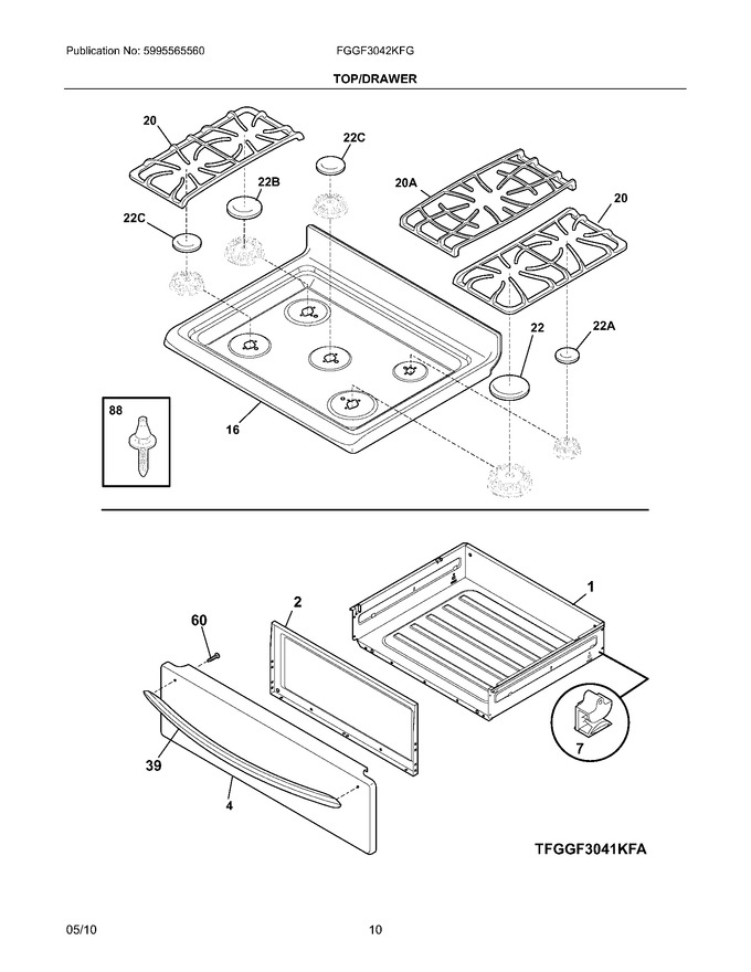 Diagram for FGGF3042KFG