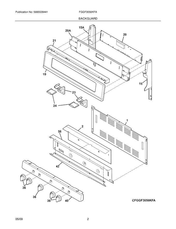 Diagram for FGGF3056KFA