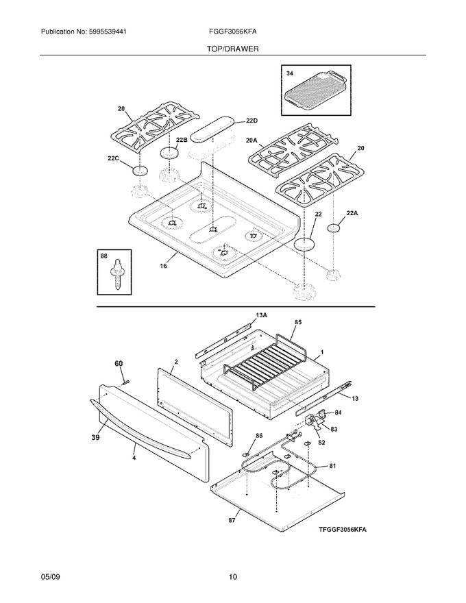 Diagram for FGGF3056KFA