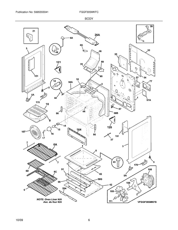 Diagram for FGGF305MKFC