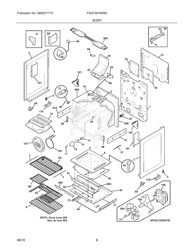 Diagram for FGGF3076KBG