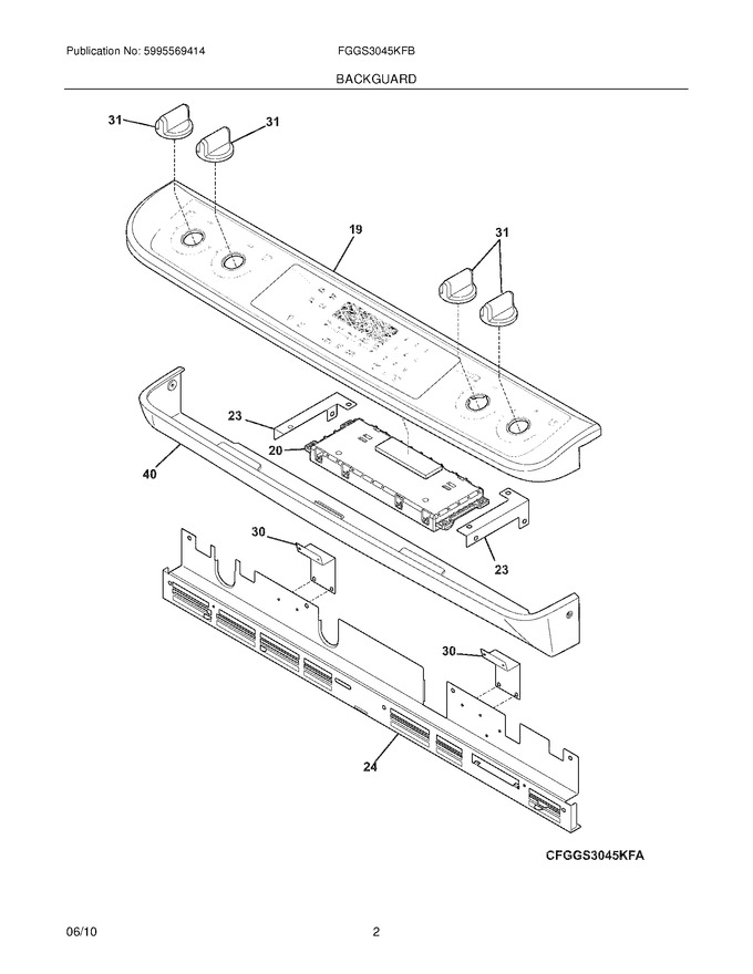 Diagram for FGGS3045KFB