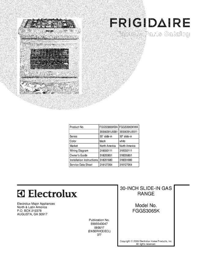 Diagram for FGGS3065KWA