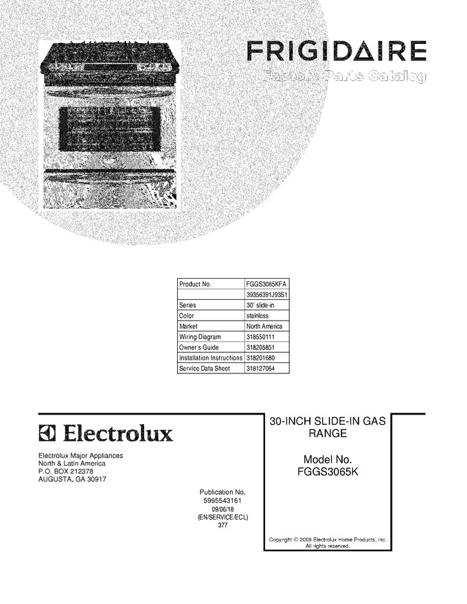 Diagram for FGGS3065KFA