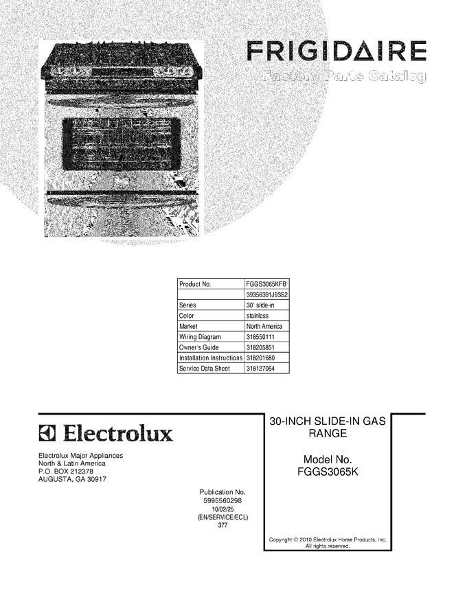 Diagram for FGGS3065KFB