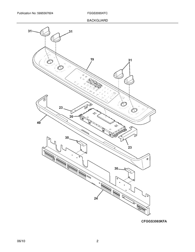 Diagram for FGGS3065KFC