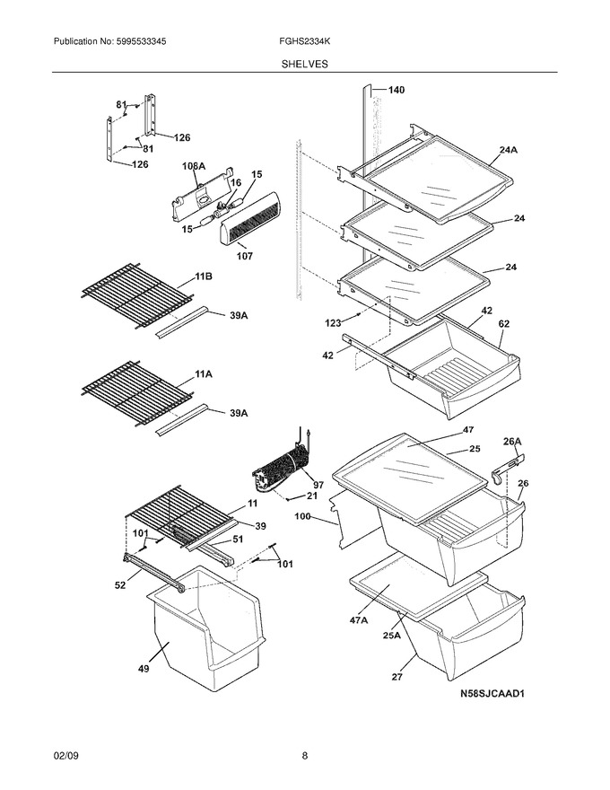Diagram for FGHS2334KW0