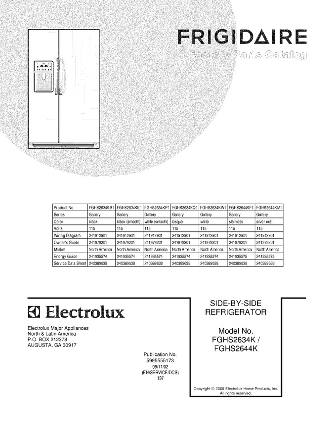 Diagram for FGHS2634KB1