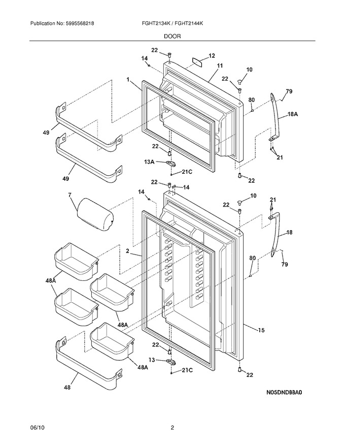 Diagram for FGHT2134KW2