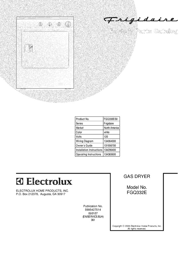 Diagram for FGQ332ES0
