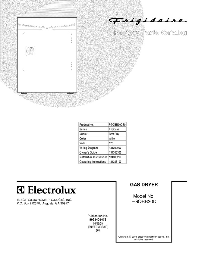 Diagram for FGQBB30DS0