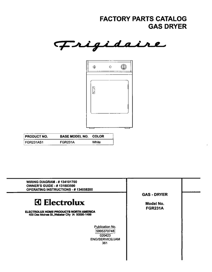 Diagram for FGR231AS1