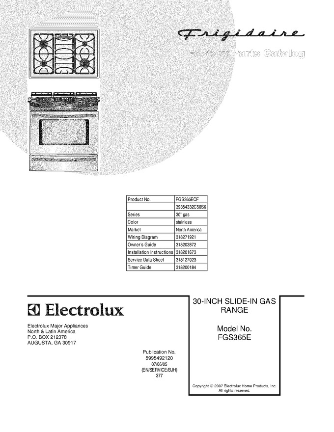 Diagram for FGS365ECF