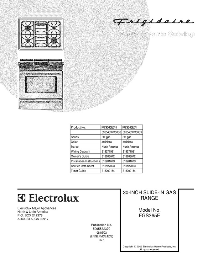 Diagram for FGS365ECH