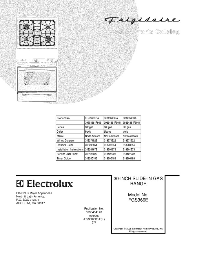 Diagram for FGS366EQA
