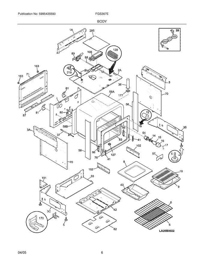Diagram for FGS367ESA