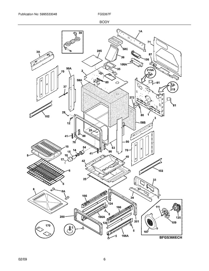 Diagram for FGS367FCE