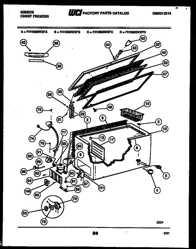 Diagram for FH16M3WXFA