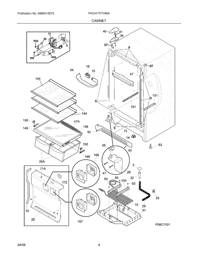 Diagram for FKCH17F7HWA