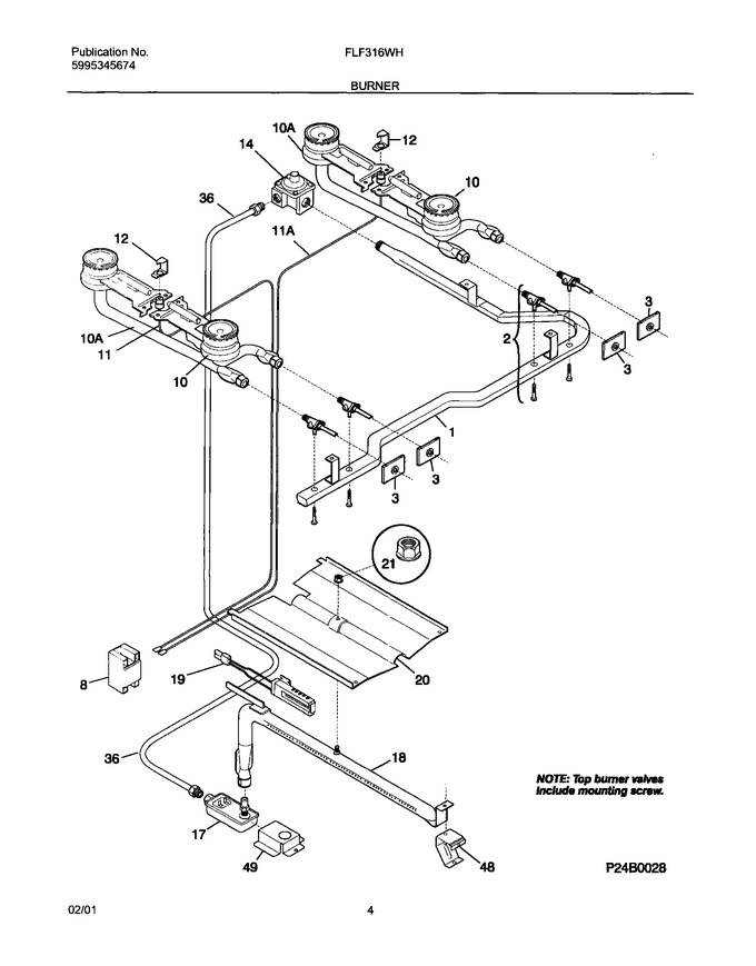 Diagram for FLF316WHTA