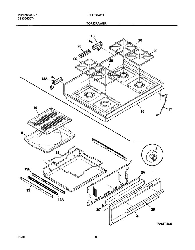 Diagram for FLF316WHSA