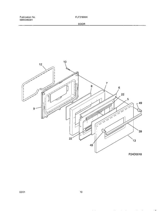 Diagram for FLF316WHTB